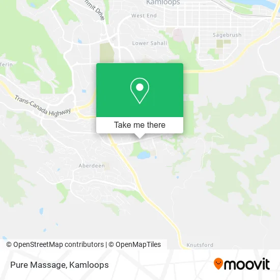 Pure Massage map