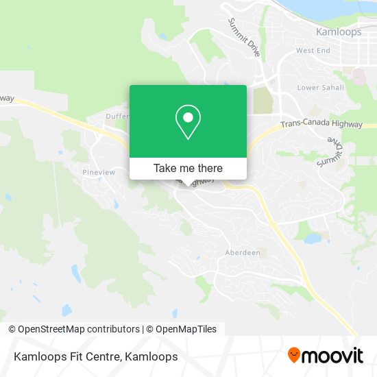 Kamloops Fit Centre map