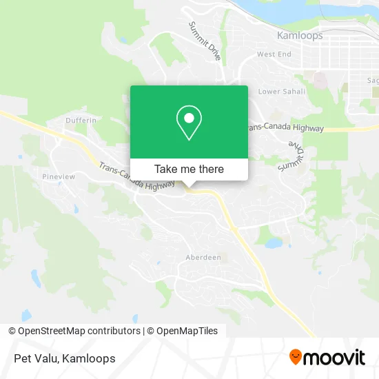 Pet Valu map