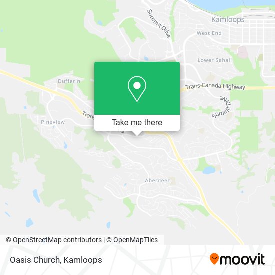 Oasis Church map
