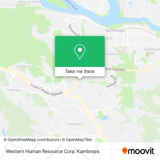 Western Human Resource Corp map