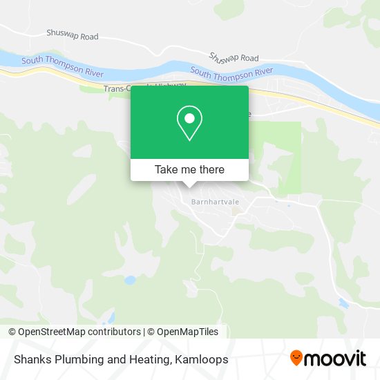 Shanks Plumbing and Heating map
