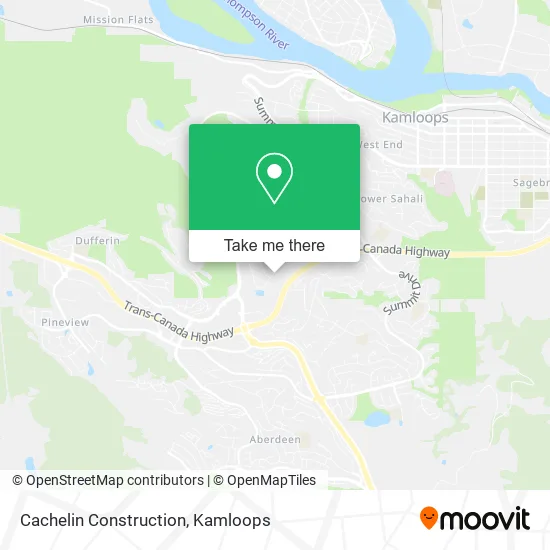 Cachelin Construction map