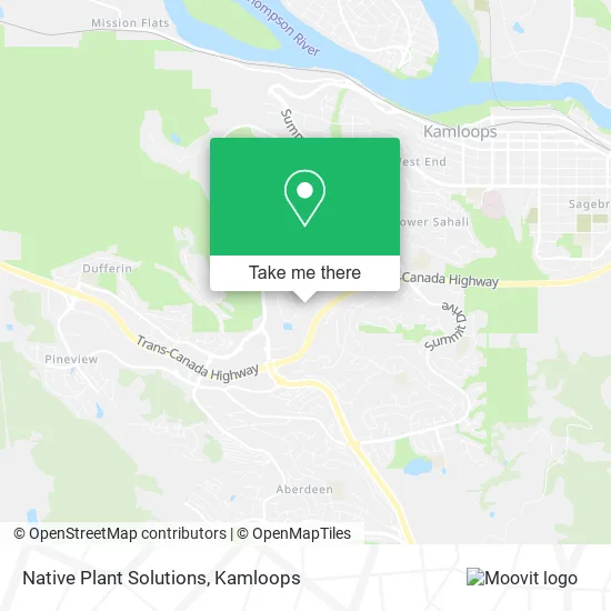 Native Plant Solutions map