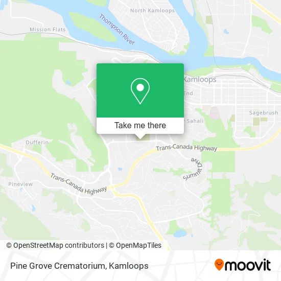 Pine Grove Crematorium map