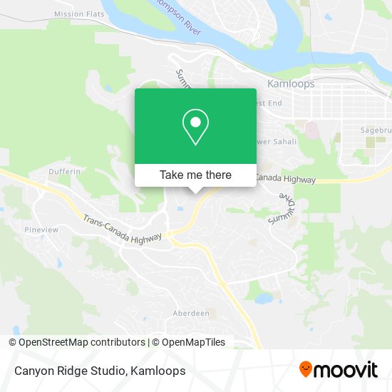 Canyon Ridge Studio plan