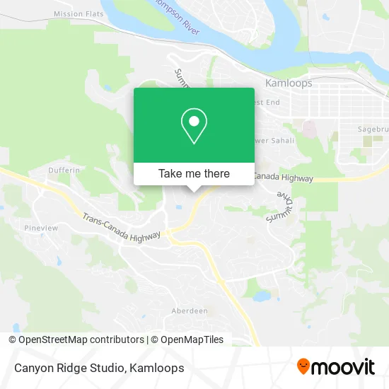 Canyon Ridge Studio map
