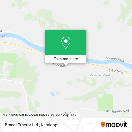 Brandt Tractor Ltd. map