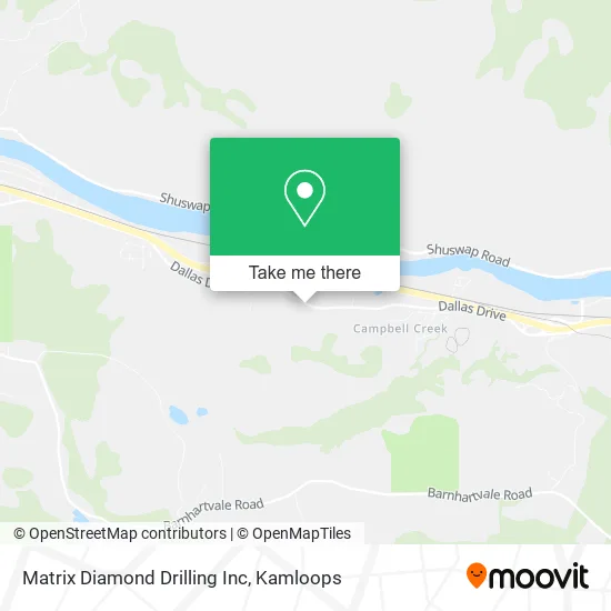 Matrix Diamond Drilling Inc map