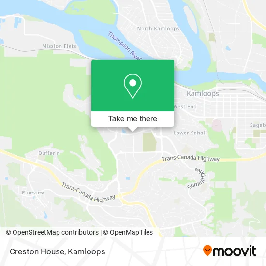 Creston House map