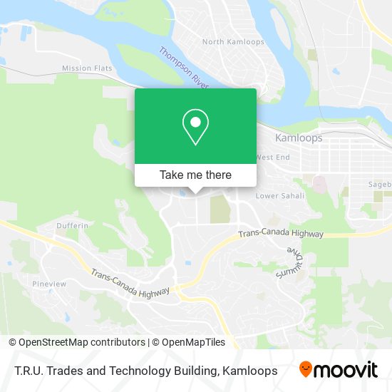 T.R.U. Trades and Technology Building map