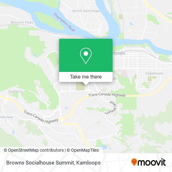Browns Socialhouse Summit map