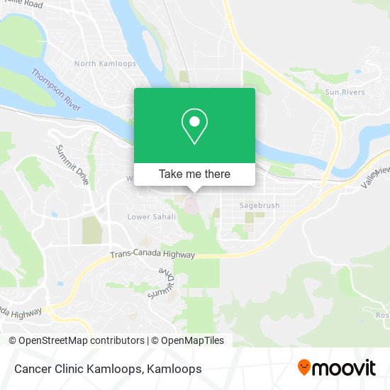 Cancer Clinic Kamloops map