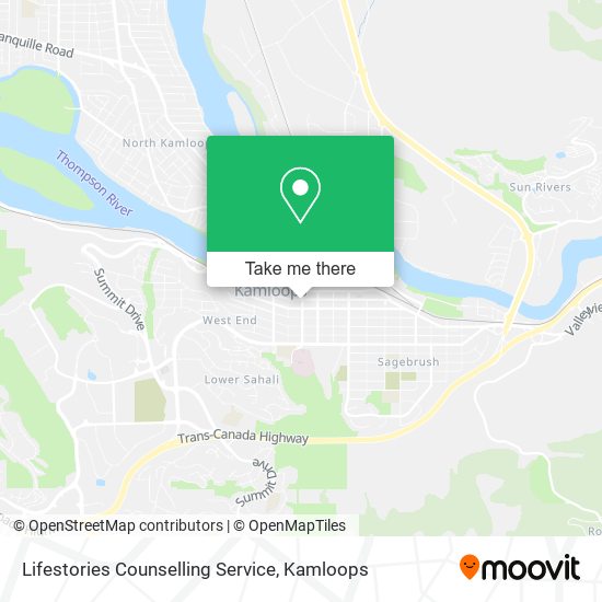 Lifestories Counselling Service map