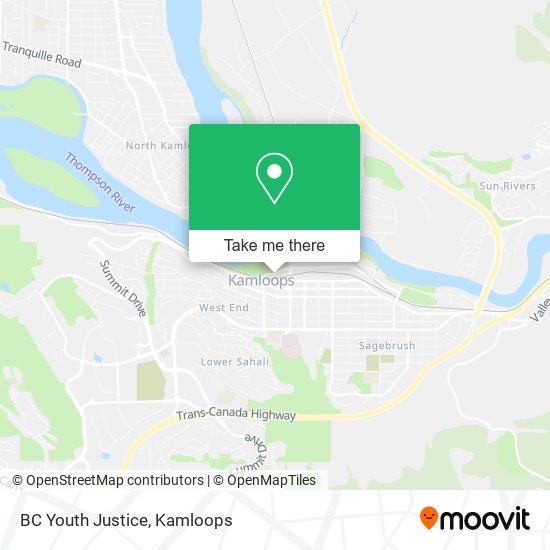 BC Youth Justice map