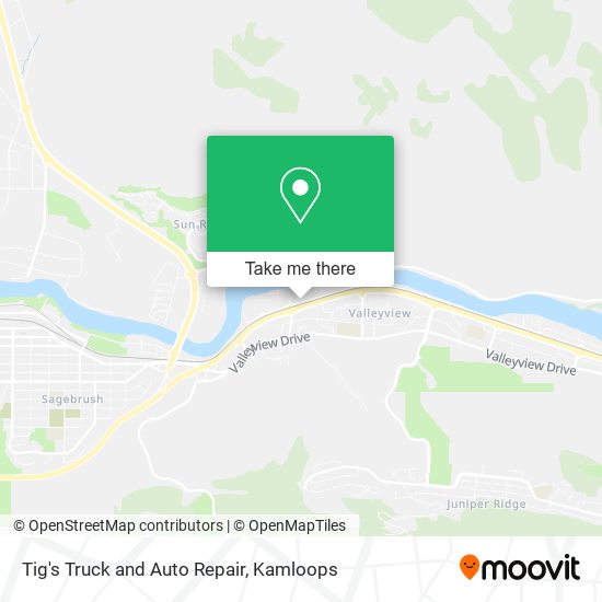 Tig's Truck and Auto Repair map