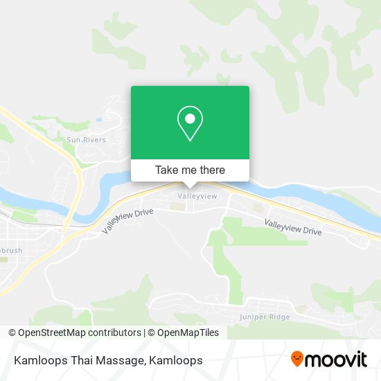 Kamloops Thai Massage map