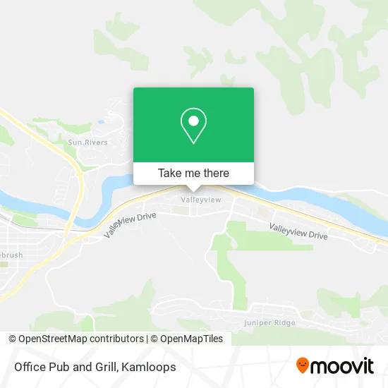 Office Pub and Grill map