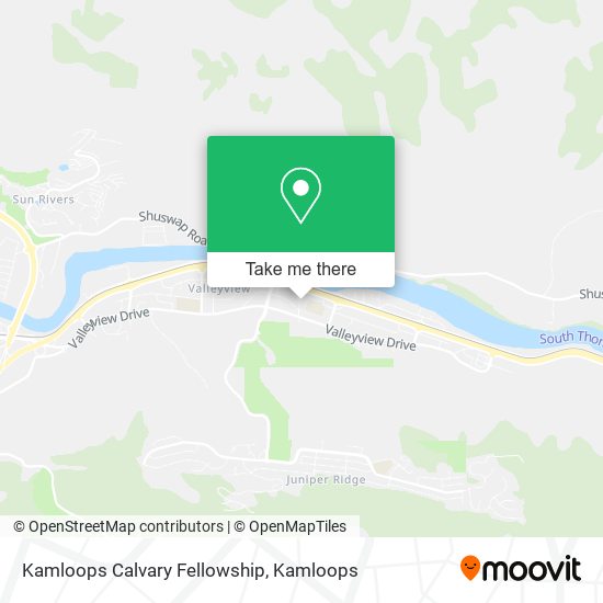 Kamloops Calvary Fellowship map