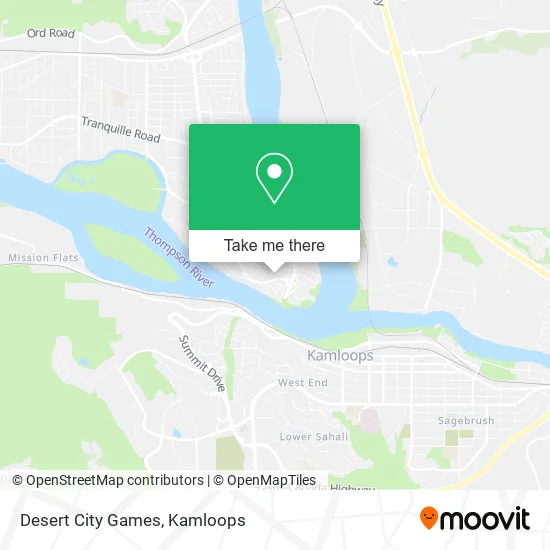 Desert City Games map