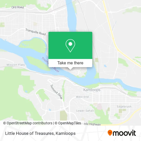 Little House of Treasures map