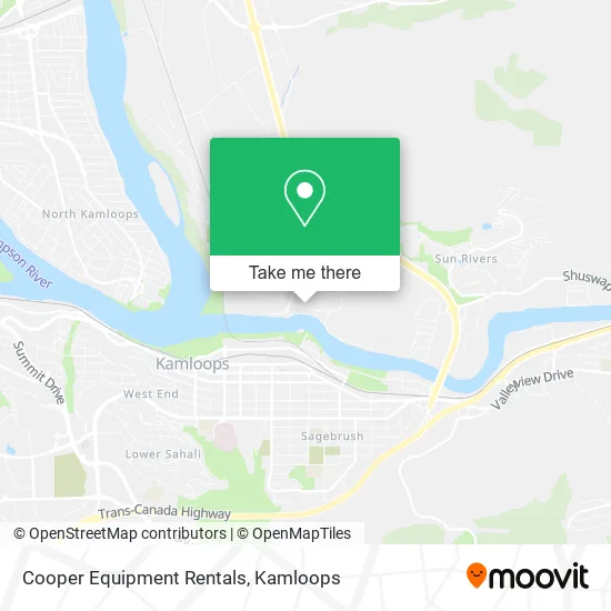 Cooper Equipment Rentals map