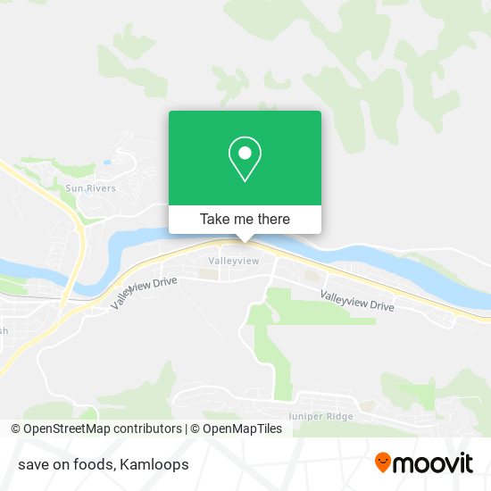save on foods map