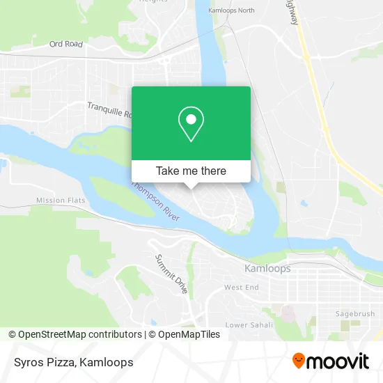 Syros Pizza map