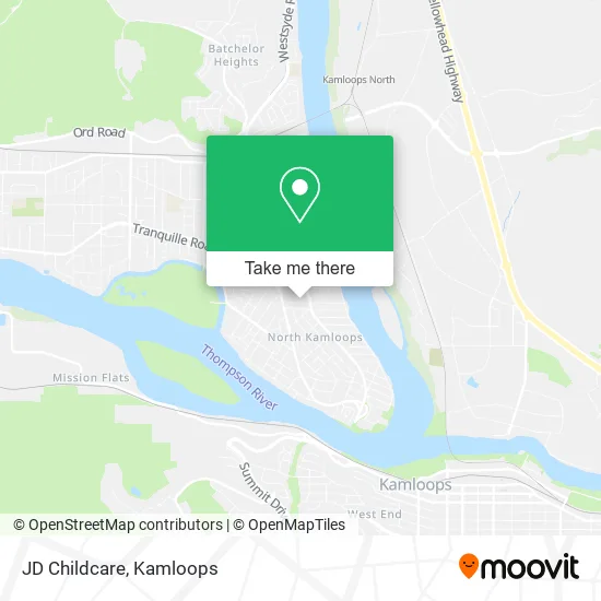 JD Childcare map