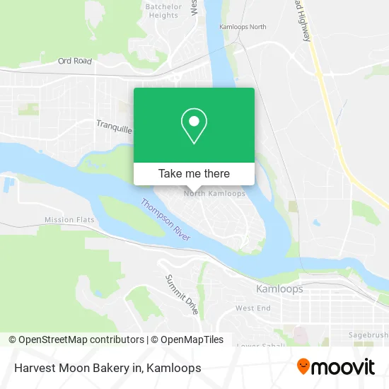 Harvest Moon Bakery in map
