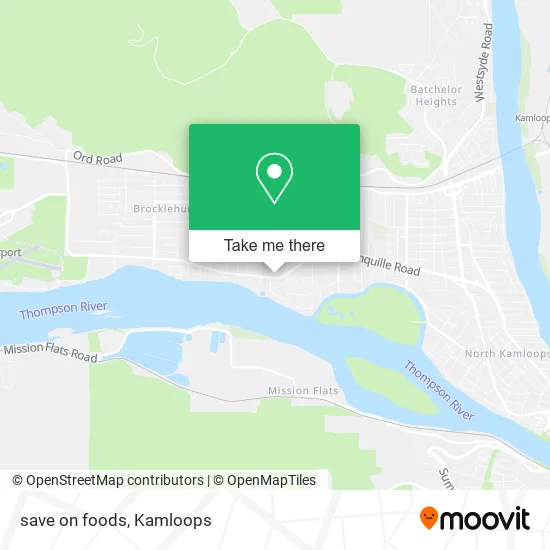 save on foods map