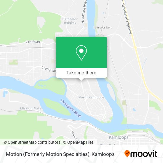 Motion (Formerly Motion Specialties) map