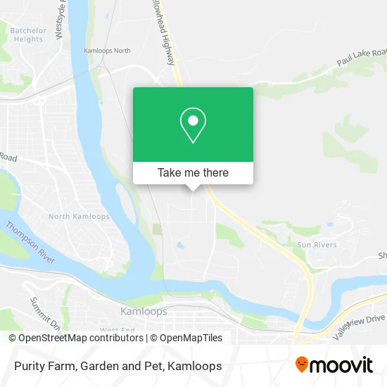 Purity Farm, Garden and Pet map