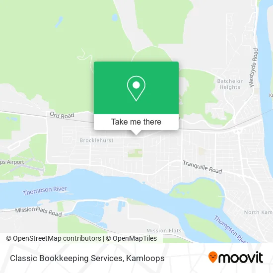 Classic Bookkeeping Services map