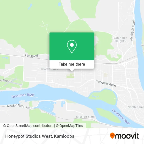 Honeypot Studios West map