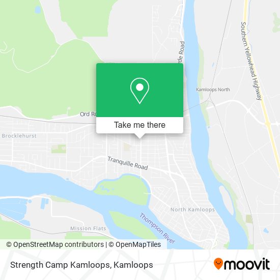 Strength Camp Kamloops map