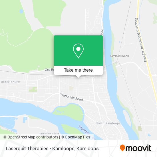 Laserquit Thérapies - Kamloops map