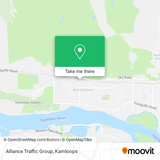 Alliance Traffic Group map
