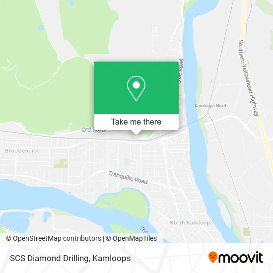 SCS Diamond Drilling map