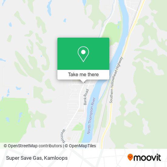 Super Save Gas map