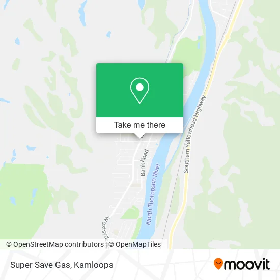 Super Save Gas map