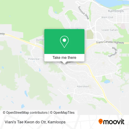 Viani's Tae Kwon do Ctr map