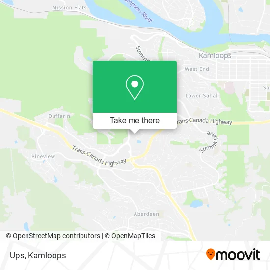 Ups map