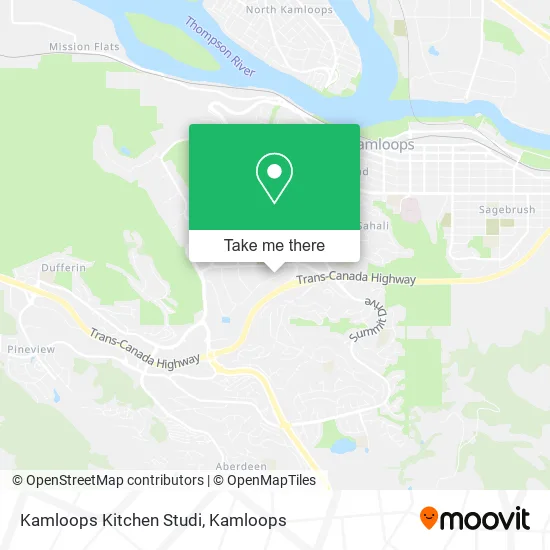 Kamloops Kitchen Studi map