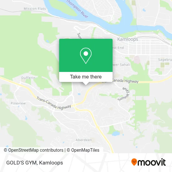 GOLD'S GYM map