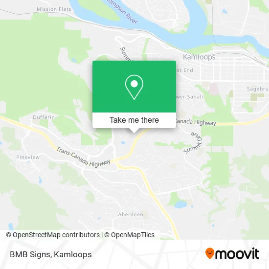 BMB Signs map