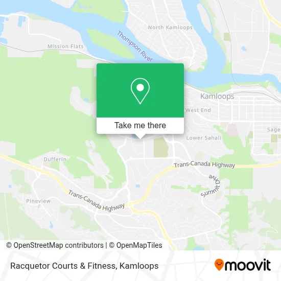 Racquetor Courts & Fitness map