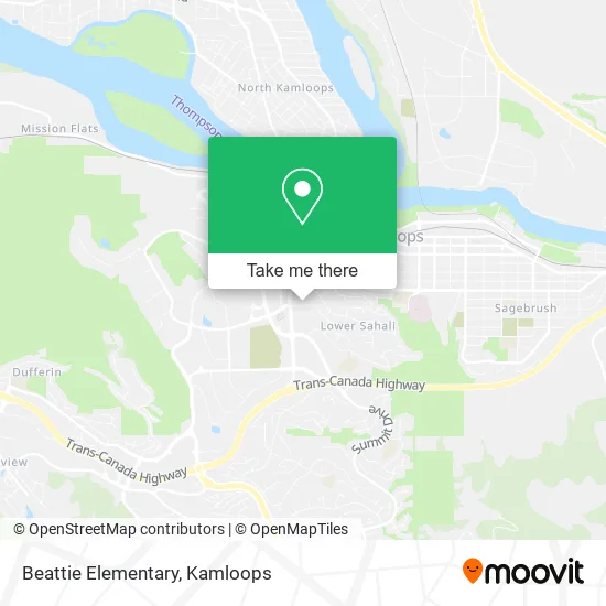 Beattie Elementary map