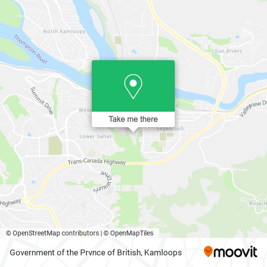 Government of the Prvnce of British map