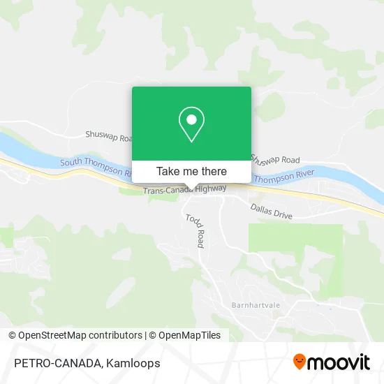 PETRO-CANADA map